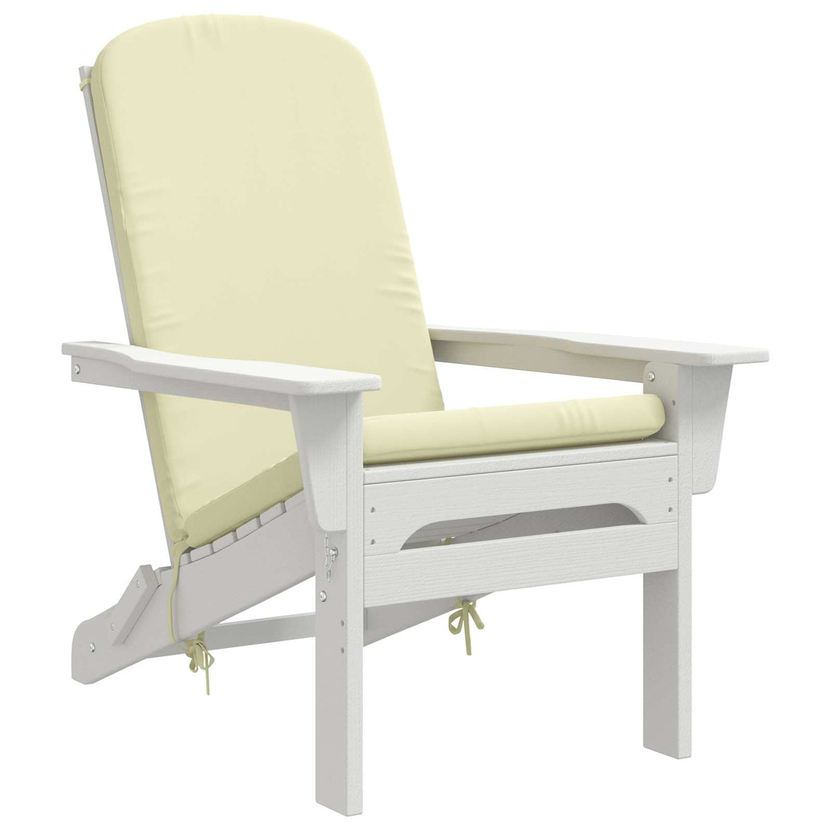 Vidaxl adirondack stoelkussen gemert 100% polyester crèmekleurig