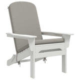 Vidaxl adirondack stoelkussen gemert 100% polyester grijs