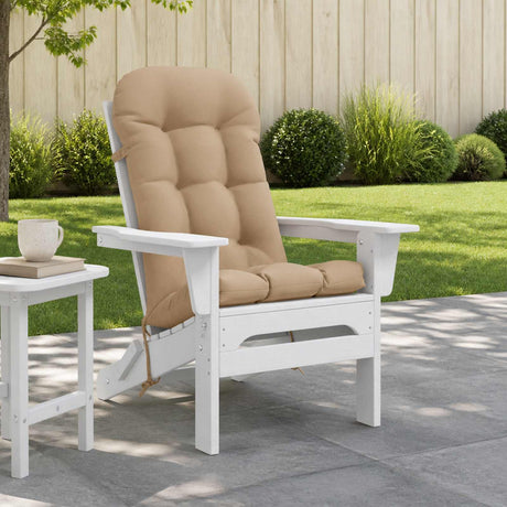 Vidaxl zon loungerkussen putten 100% polyester zand 48 x 112 x 10 cm