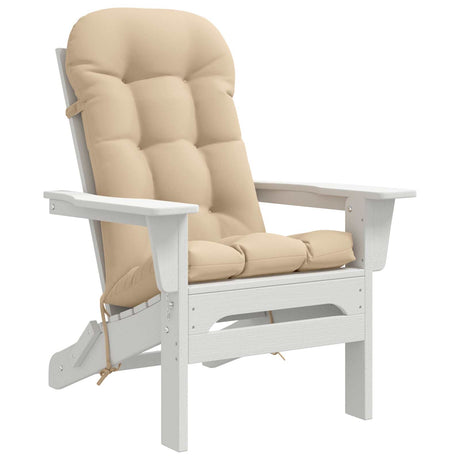 Vidaxl zon loungerkussen putten 100% polyester crèmekleurig