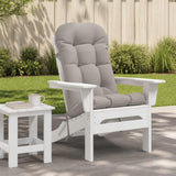 Vidaxl zon loungerkussen putten 100% polyester grijs 48 x 112 x 10 cm
