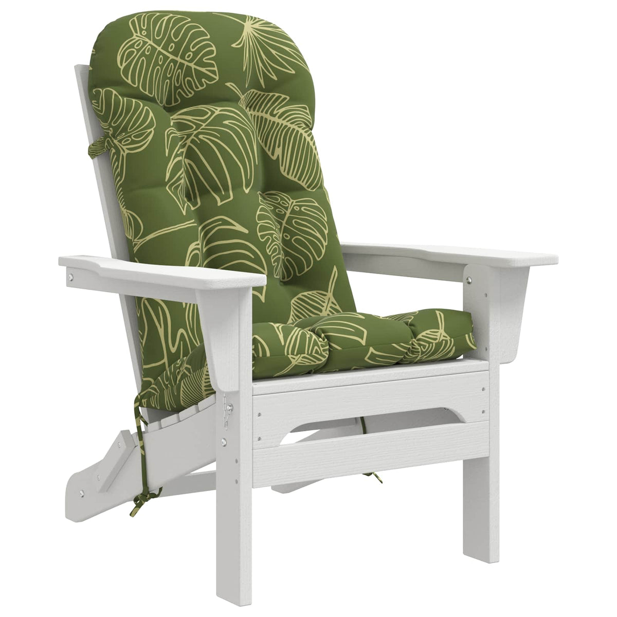Vidaxl zon loungerkussen putten 100% polyester bladontwerp