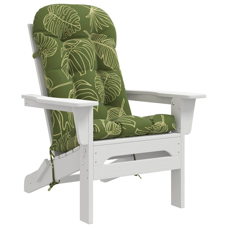 Vidaxl zon loungerkussen putten 100% polyester bladontwerp