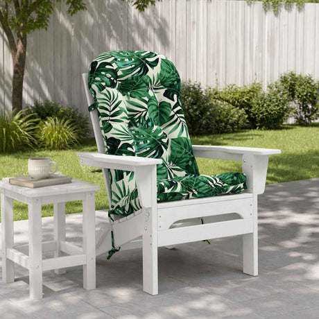 Vidaxl zon loungerkussen putten 100% polyester bladpatroon