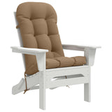 Vidaxl zon loungerkussen putten 100% polyester taupe 48 x 112 x 10 cm