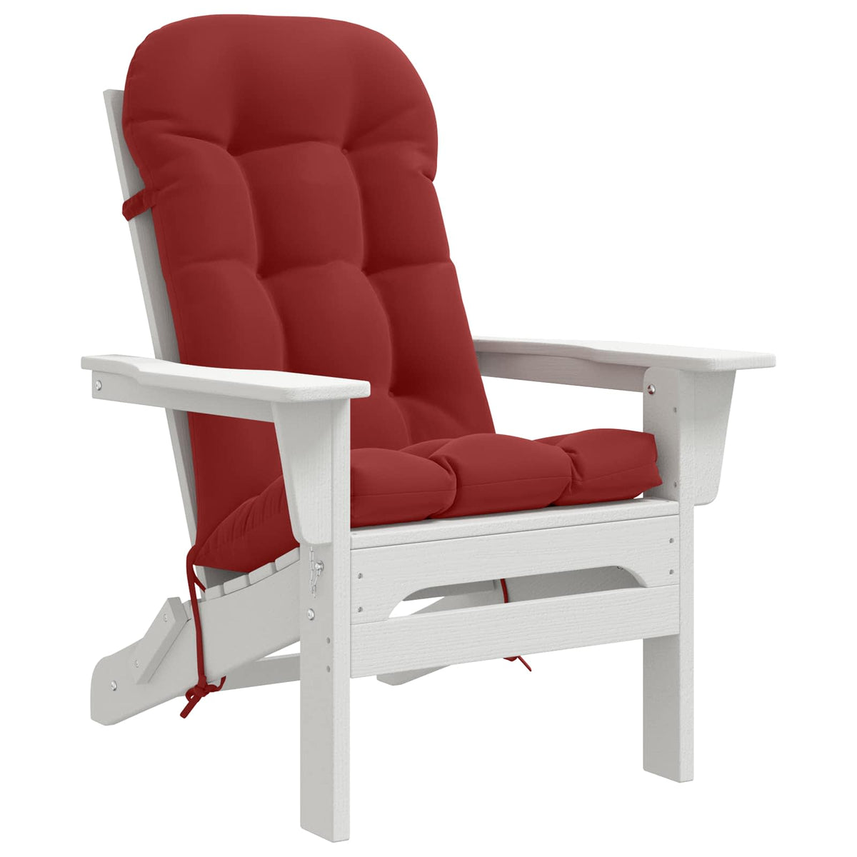 Vidaxl zon loungerkussen putten 100% polyester wijnrood