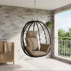 Vidaxl adirondack kussen putten 100% polyester taupe 60 x 145 x 10 cm