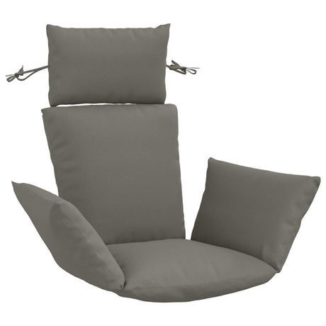 Vidaxl adirondack kussen putten 100% polyester grijs 60 x 145 x 10 cm