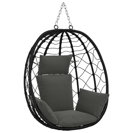 Vidaxl adirondack kussen putten 100% polyester antraciet