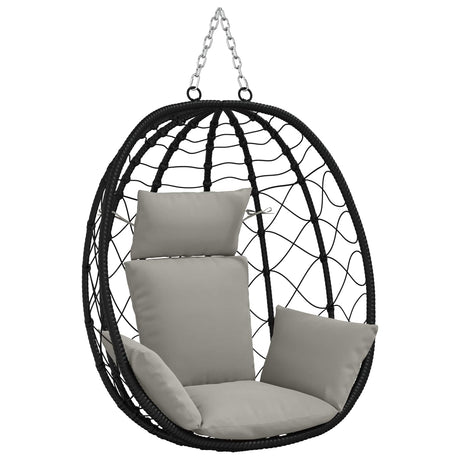 Vidaxl adirondack kussen putten 100% polyester grijs 60 x 145 x 10 cm