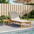 Vidaxl ligstoel kussen gemert 100% polyester wit 200 x 90 x 3 cm