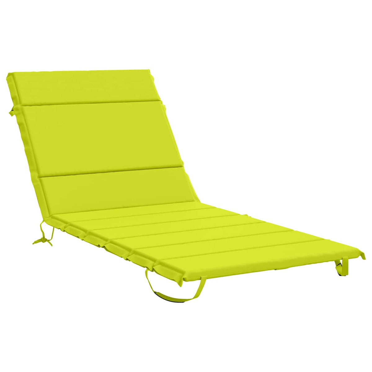 Vidaxl ligstoel kussen gemert 100% polyester helder groen