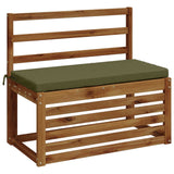 Vidaxl bankkussen soest 100% polyester olijfgroen 60 x 40 x 5 cm
