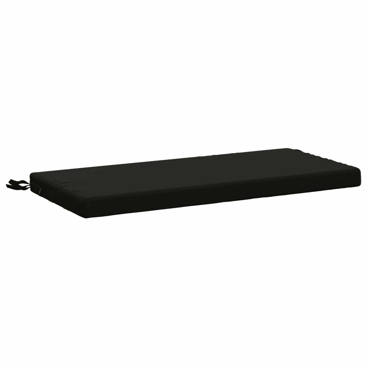 Vidaxl bankkussen soest 100% polyester zwart 60 x 40 x 5 cm