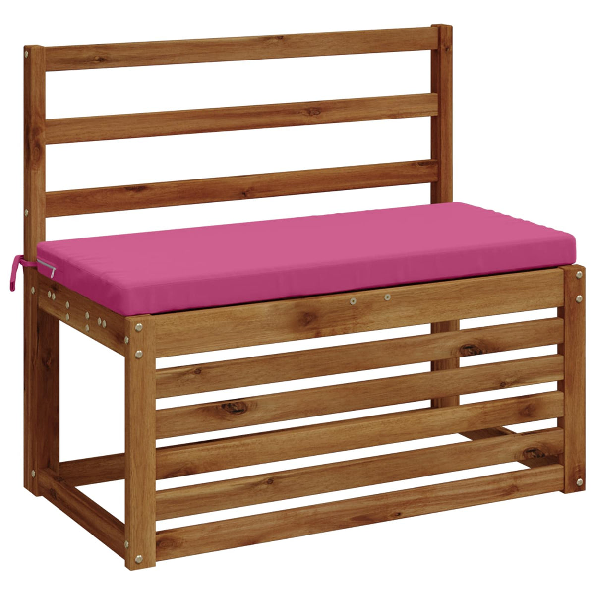 Vidaxl bankkussen soest 100% polyester roze 60 x 40 x 5 cm