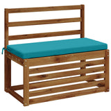 Vidaxl 2-delige bankkussens soest 2 st 100% polyester turquoise