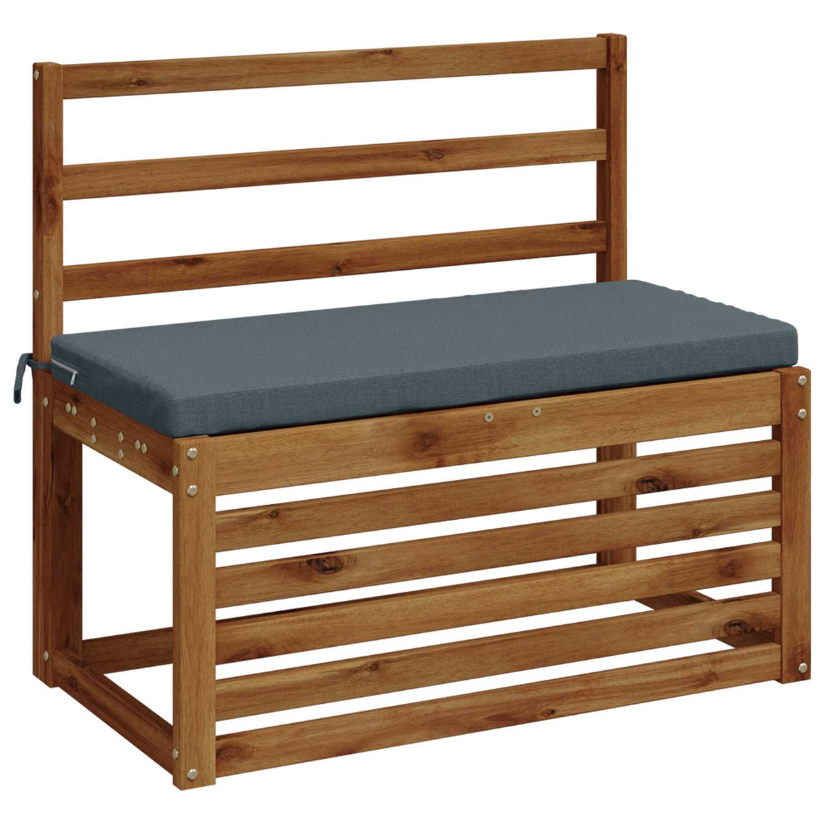 Vidaxl bankkussen soest 100% polyester blauw 80 x 40 x 5 cm