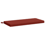 Vidaxl bankkussen soest 100% polyester rood 80 x 40 x 5 cm