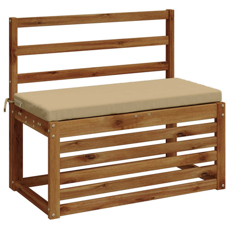 Vidaxl bankkussen soest 100% polyester beige 80 x 40 x 5 cm