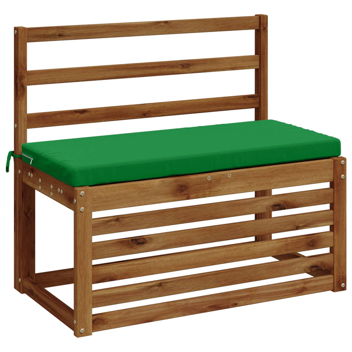 Vidaxl 2-delige bankkussens soest 2 st 100% polyester groen