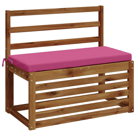 Vidaxl bankkussen soest 100% polyester roze 80 x 40 x 5 cm