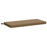 Vidaxl 2-delige bankkussens soest 2 st 100% polyester taupe
