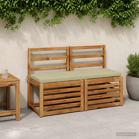Vidaxl bankkussen soest 100% polyester lichtgroen 100 x 40 x 5 cm