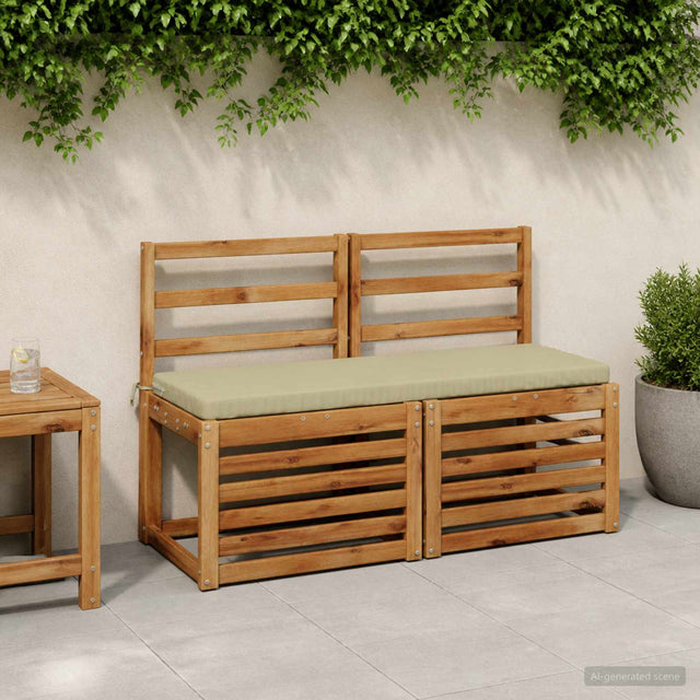 Vidaxl bankkussen soest 100% polyester lichtgroen 100 x 40 x 5 cm