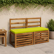 Vidaxl bankkussen soest 100% polyester helder groen 100 x 40 x 5 cm