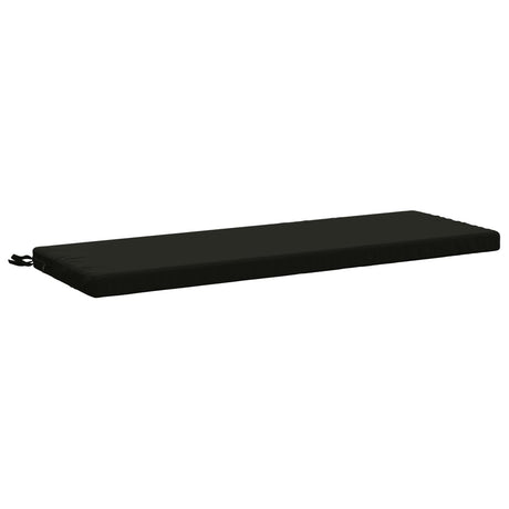 Vidaxl bankkussen soest 100% polyester zwart 100 x 40 x 5 cm
