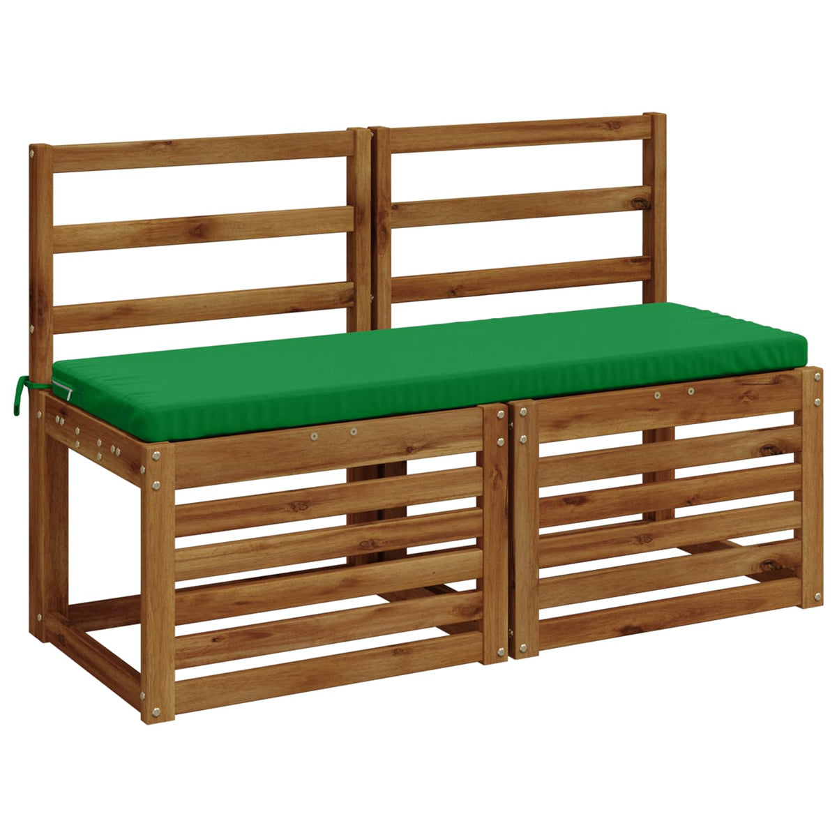 Vidaxl bankkussen soest 100% polyester groen 110 x 40 x 5 cm