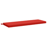 Vidaxl bankkussen soest 100% polyester rood 110 x 40 x 5 cm