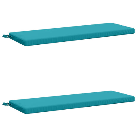 Vidaxl 2-delige bankkussens soest 2 st 100% polyester turquoise
