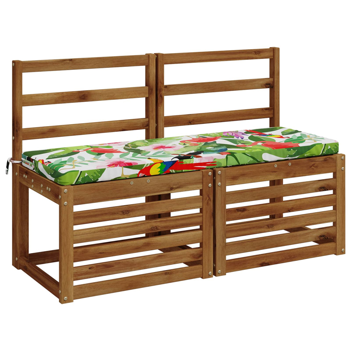 Vidaxl 2-delige bankkussens soest 2 st 100% polyester meerkleurig