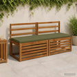Vidaxl bankkussen soest 100% polyester olijfgroen 160 x 40 x 5 cm