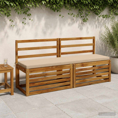 Vidaxl bankkussen soest 100% polyester zand 140 x 40 x 5 cm