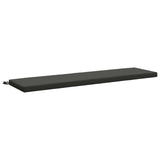 Vidaxl bankkussen soest 100% polyester antraciet 140 x 40 x 5 cm