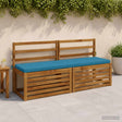 Vidaxl bankkussen soest 100% polyester lichtblauw 140 x 40 x 5 cm