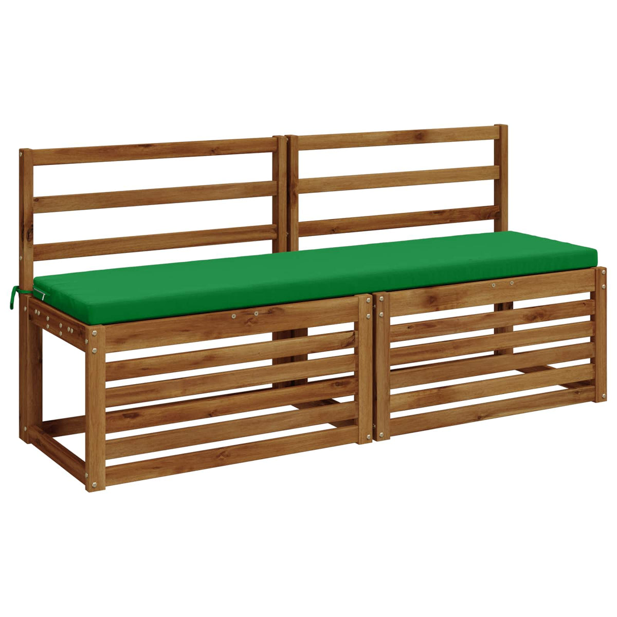Vidaxl 2-delige bankkussens soest 2 st 100% polyester groen