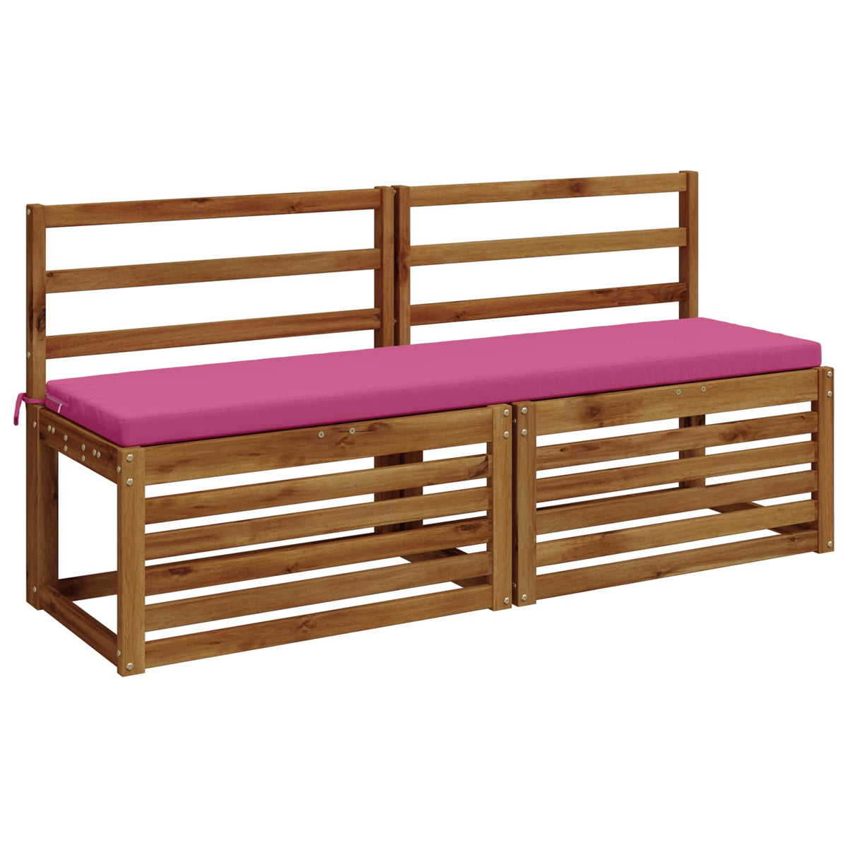 Vidaxl 2-delige bankkussens soest 2 st 100% polyester roze