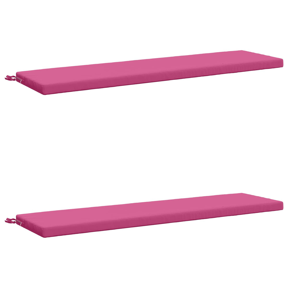 Vidaxl 2-delige bankkussens soest 2 st 100% polyester roze