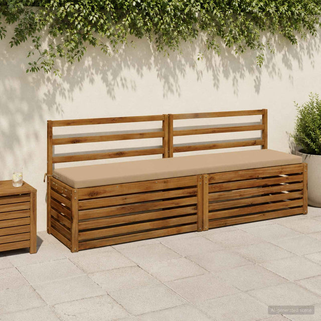 Vidaxl bankkussen soest 100% polyester zand 170 x 40 x 5 cm