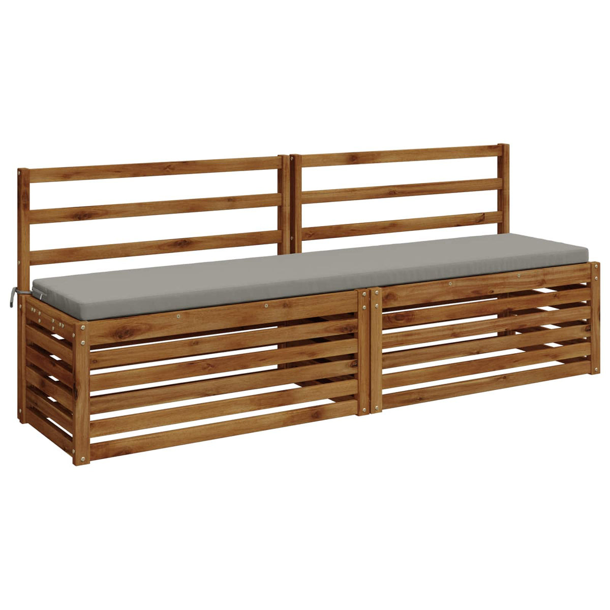 Vidaxl bankkussen soest 100% polyester grijs 170 x 40 x 5 cm