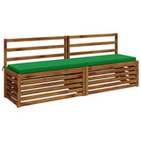 Vidaxl bankkussen soest 100% polyester groen 180 x 40 x 5 cm