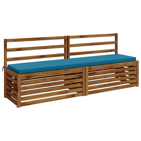 Vidaxl bankkussen soest 100% polyester lichtblauw 180 x 40 x 5 cm
