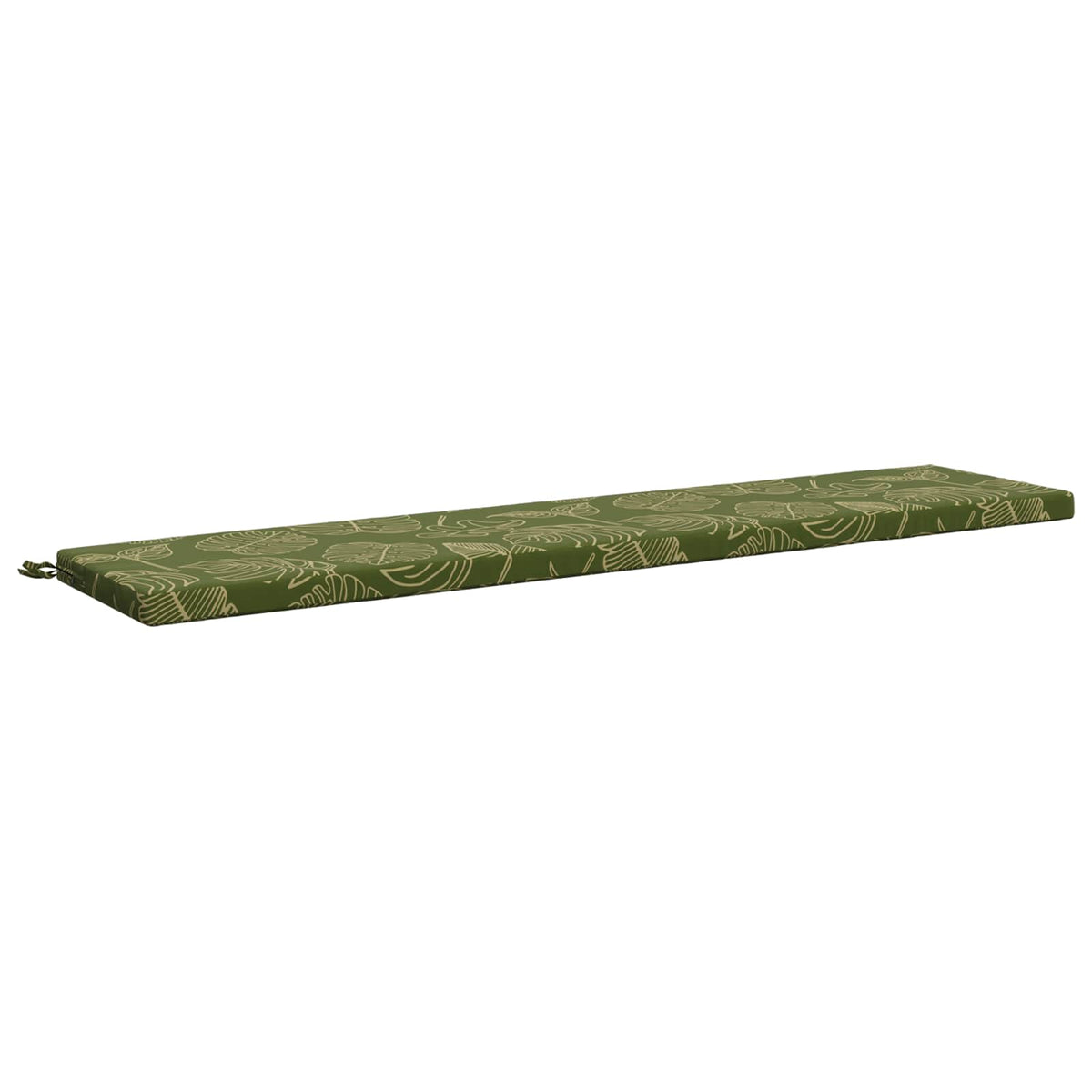 Vidaxl bankkussen soest 100% polyester bladontwerp 180 x 40 x 5 cm