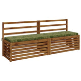 Vidaxl bankkussen soest 100% polyester bladontwerp 180 x 40 x 5 cm