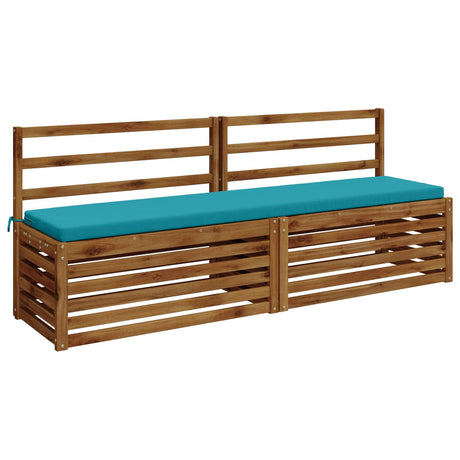 Vidaxl bankkussen soest 100% polyester turquoise 180 x 40 x 5 cm