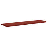 Vidaxl bankkussen soest 100% polyester rood 200 x 40 x 5 cm