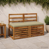 Vidaxl bankkussen soest 100% polyester lichtgroen 110 x 50 x 5 cm